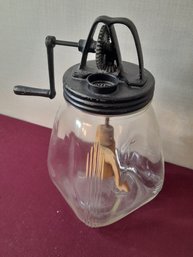 Vintage Glass Jar Chopper