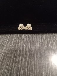 Gemstone Puppy Stud Earrings