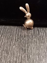 Bunny Rabbit Sterling Pin
