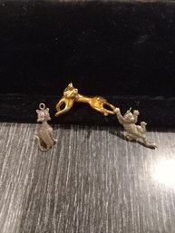 Cat Pins Set Of 3