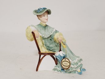Vintage Royal Doulton Victorian Lady Porcelain Figurine - Ascot - HN2356 With Hang Tag (Box 4)