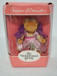Madame Alexander The Well Dressed Bears Aladdin's Princess Plush Bear Figurine