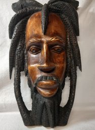 Bob Marley Like Carved Head