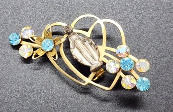 Vintage Religious Brooch