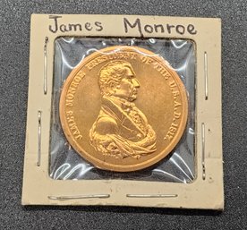 Vintage James Monroe Peace & Friendship Coin