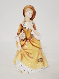 Vintage 1978 Royal Doulton Porcelain Lady Figurine - Sandra- HN2275 - (box 5)