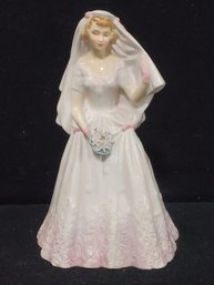 Vintage 1955 Royal Doulton The Bride HN2166 Bone China Figurine