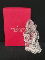 Vintage Waterford Crystal Santa Claus 6' Figurine In Original Box