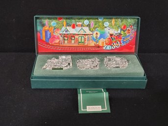 Marquis Waterford Crystal The Christmas Train Three Piece Set