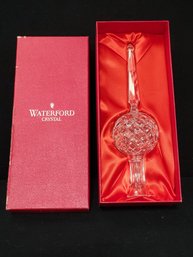 Beautiful Waterford Crystal Christmas Tree Topper In Box