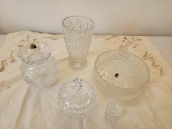 Glass Lot 5 Pieces