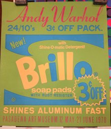 1970 Andy Warhol Brillo Silkscreen (original)