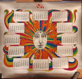 1971 Psychedelic Calendar Kirouac/ Cordes