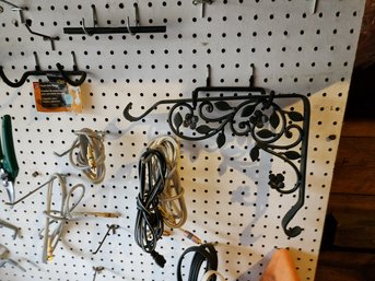 Lot All Items On Peg Board