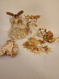 Large Angel Lot- Tree Toppers, Ornaments