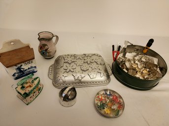 Snow Flake Baking Pan Lot , Cookie Cutters...etc