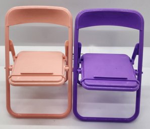 Pair Of Chair Cellphone Holders