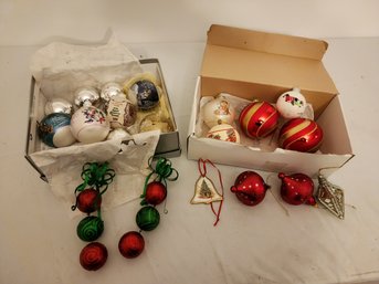 Miscellaneous Lot Of Christmas Ornaments