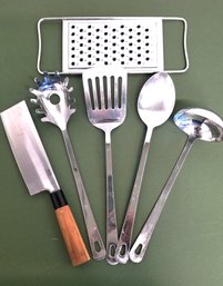 IKEA 6 Piece Stainless Steel Kitchen Utensils Set