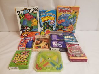 Great Selection Of Travel & Grab & Go Games: Trouble, Scrabble, QuickWord, Hungry Hungry Hippo & More