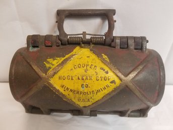 Vintage Cooper Hose Firefighting Fireman Leak Stop Hose Jacket - Minneapolis, Minn.