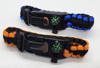 Set Of 2 Field Survival Bracelets