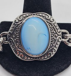 Opalite Bracelet In Stainless Steel