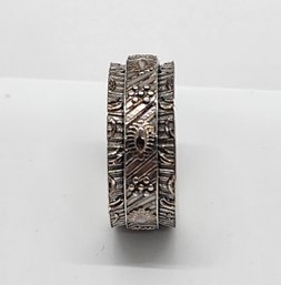 Size 11 Sterling Silver Spinner Ring