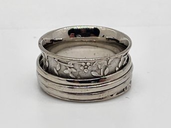 Size 5 Sterling Spinner Ring