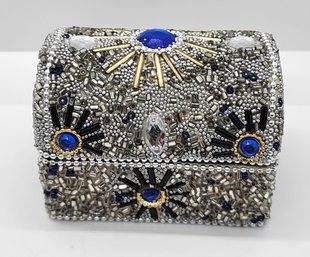 Handcrafted Embellished Large Trinket Box