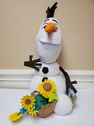 Disney Easter Greeter Large Olaf Of Frozen Plush Toy