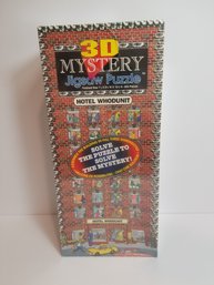 3D Mystery Jigsaw Puzzle Hotel Whodunit - Sealed