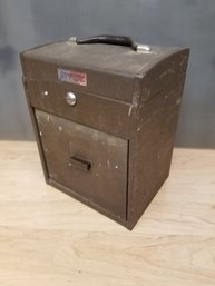 Small Vintage Tool Machinest Box With Drawers No Key