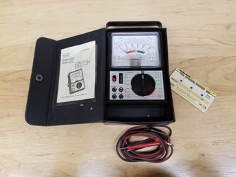 Sears Vom-multimeter With Battery Tester 50,000 Ohms/volts DC