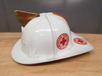 Vintage Cairn's & Brothers White Fireman's Helmet