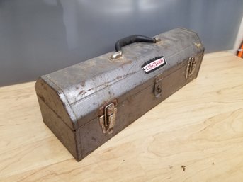 Vintage Craftsman Tombstone Portable Toolbox With Tools Included