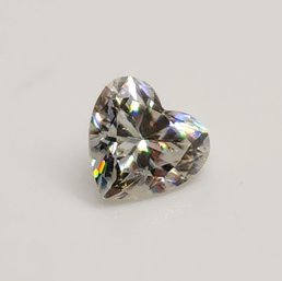 Heart Moissanite