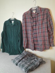 LL BEAN Large Reg Button Downs Set Of 3