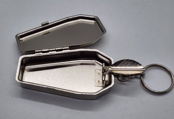 Portable Casket Shaped Keychain Ashtray