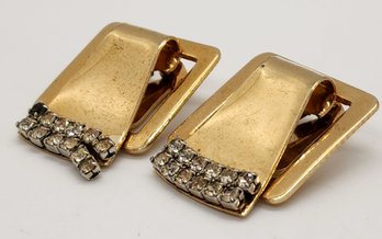 Vintage Rhinestone Shoe Clips