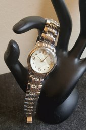 Ladies Silvertone Stainless Steel Watch