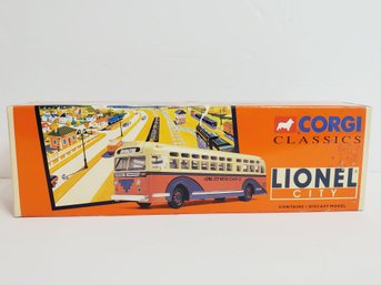 New Corgi Classic LIONEL City Motor Coach Die Cast Bus - GM4507 In Box