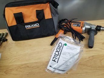 Ridgid 1/2' Heavy Duty 2-Speed Hammer Drill R5011 Handheld Power Drill - Model 5013 - Reconditioned Unit