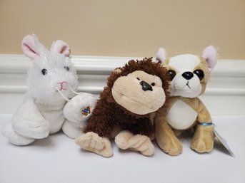 Trio Of Ganz Webkinz Plush - Two With Tags