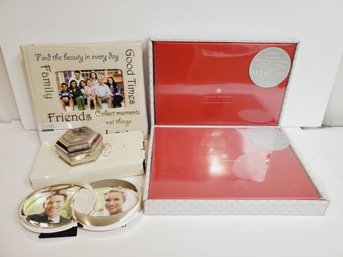 Hallmark Memory Albums, Photo Albums, Trinket Box & Things Remembered Double Photo Frame