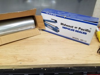 Midwest MP Pacific Heat Sealer, Hand Operated 12in With PVC Shrink Film