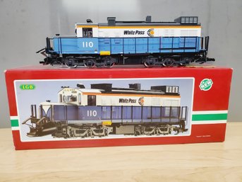 LGB Lehmann White Pass Diesel Locomotive G Scale Train In Original Box