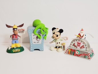 Lot Of Hallmark & Lenox Christmas Ornaments, Grinch Coin Bank