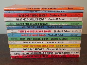 Vintage Charlie Brown/ Snoopy Book Collection