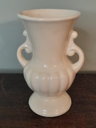 White Pottery Urn Made In USA